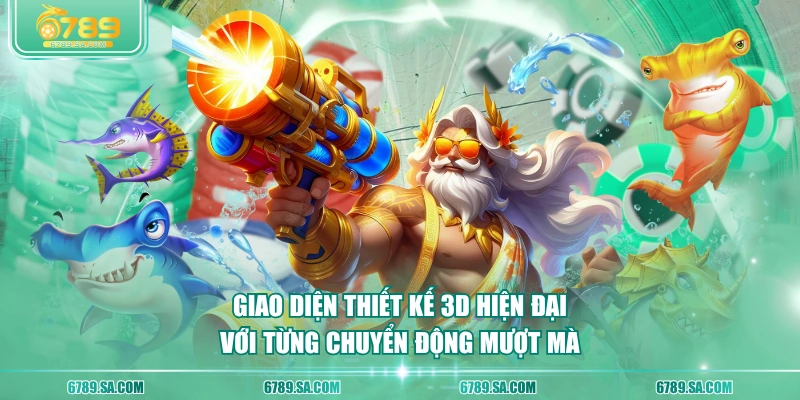Giao diện thiết kế 3D hiện đại với từng chuyển động mượt mà